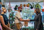 small business owner reviewing accounts
